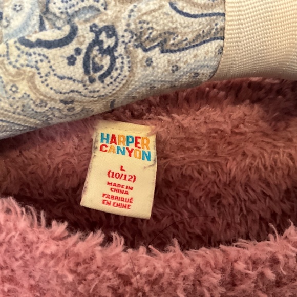 Big girls fluffy soft pull on sweater  L(10/12) - Picture 3 of 7